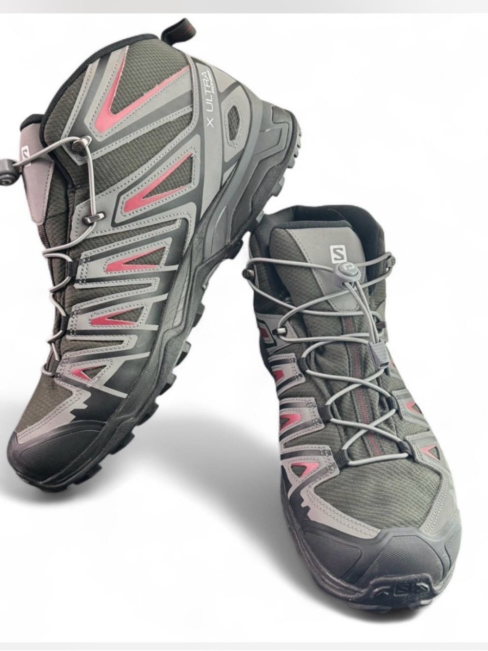 Salomon X Ultra Pioneer Mid Hiking Boots Mens Sz 14 Trail Outdoor Gorpcore EUC